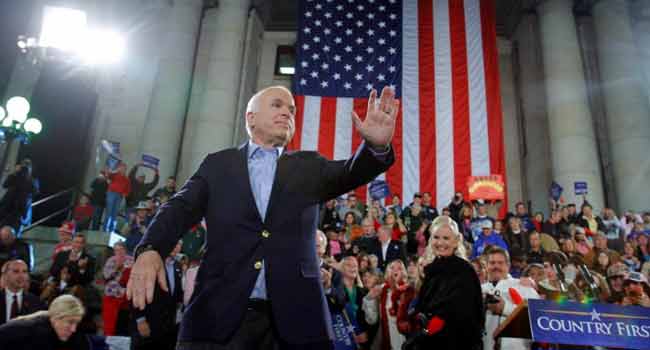 Americans Bid John McCain Farewell With U.S. Capitol Honour