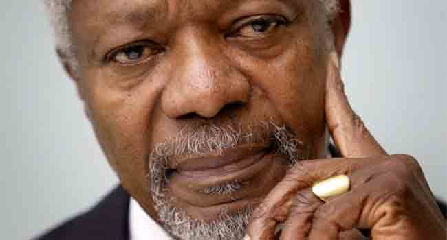 Kofi Annan's Contributions To Global Peace Will Remain In History – Buhari