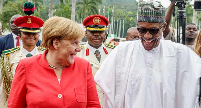 Muhammadu Buhari Angela Merkel Highpoints Of Angela Merkel’s Visit To Nigeria • Channels Television