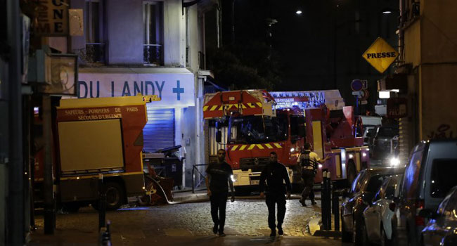 Paris fire fighters Five Children Fighting For Life After French Blaze – Firefighters • Channels Television