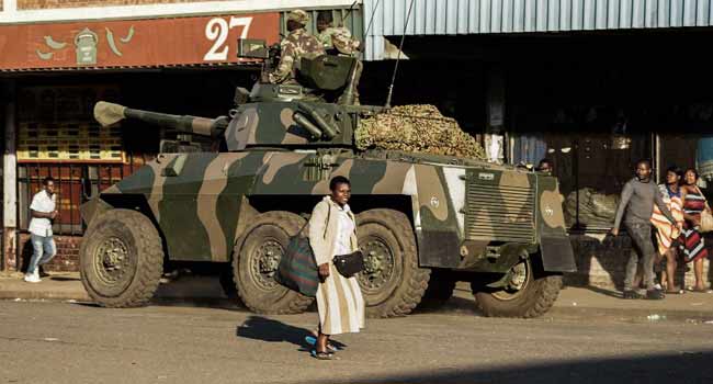 Britain Demands Withdrawal Of Zimbabwean Troops From Streets