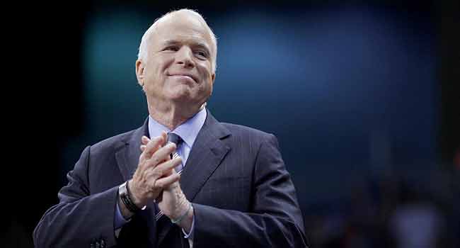 john McCain2 Obama, George Bush Mourn John McCain • Channels Television
