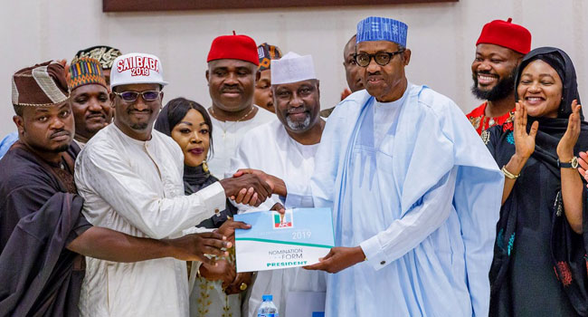 2019: Buhari Accepts APC Presidential Forms Bought For Him