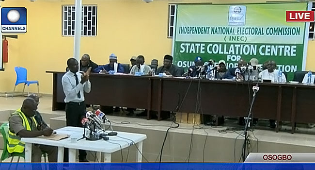 Collation of Osun Governorship Election Results Collation Of Osun Governorship Election Results • Channels Television