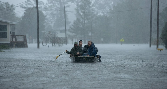 Hurricane Florence rainfall flood Hurricane Florence Dumps 'Epic Amounts of Rainfall' On U.S. States • Channels Television