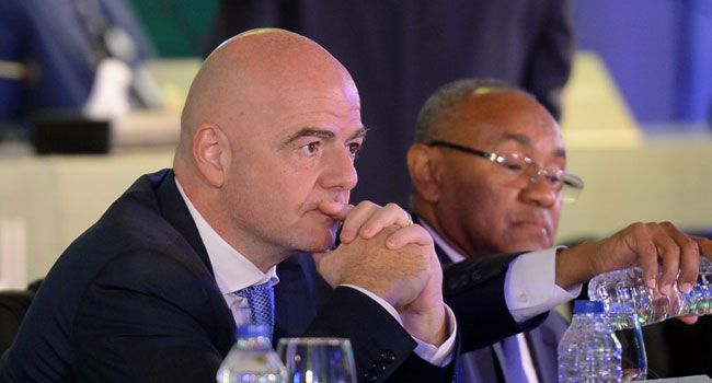 Infantino FIFA CAF Infantino Has 'Support Of Africa' In FIFA Re-Election Bid • Channels Television