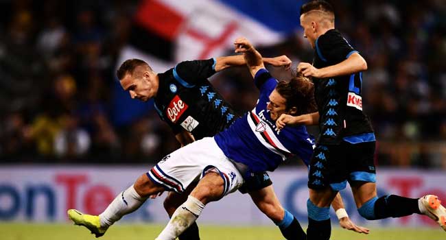 Defrel Brace Stuns Ancelotti’s Napoli As Juventus Pull Clear