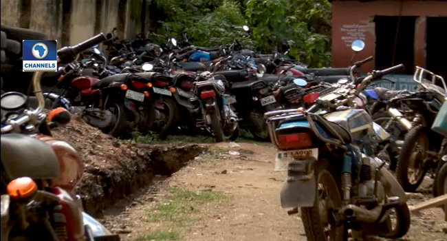 #OsunDecides: Police Impound 42 Motorcycles, 3 Buses For Flouting Movement Restriction