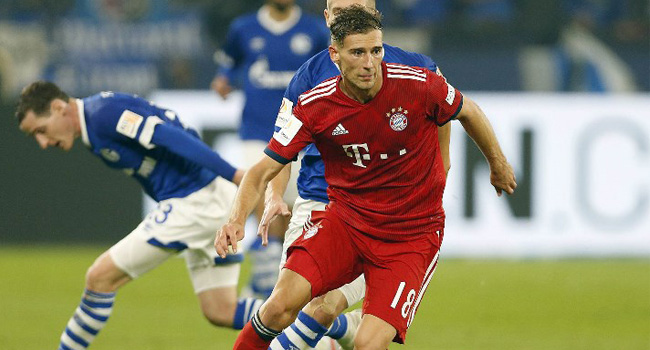 Bayern Star Goretzka Nursing Knock After Left-Back Debut