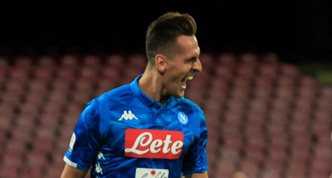 Napoli Striker Milik Robbed At Gunpoint After Liverpool Win