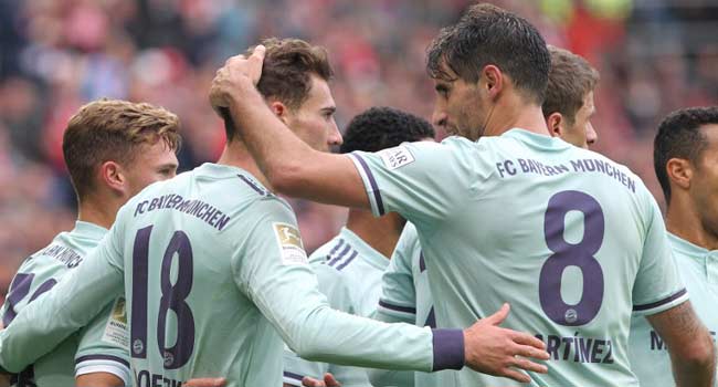 Bundesliga: Bayern Cut Dortmund’s Lead With Victory Over Mainz