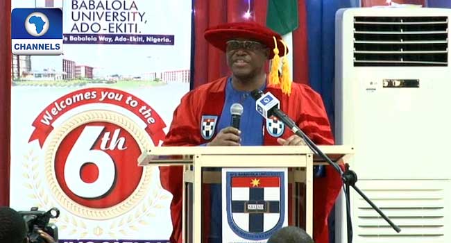 Speech By John Momoh At The Afe Babalola University Convocation Lecture