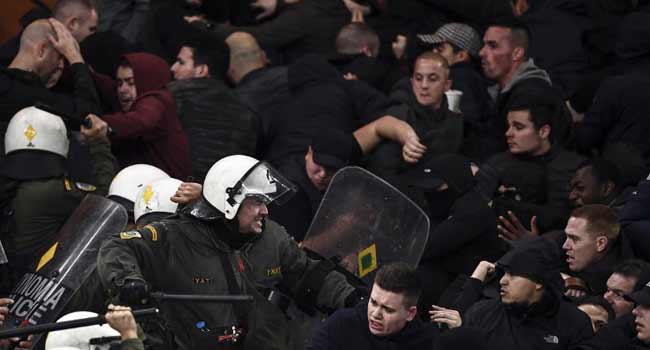 Ajax Fans Injured In Violence-Hit Athens Champions League Match