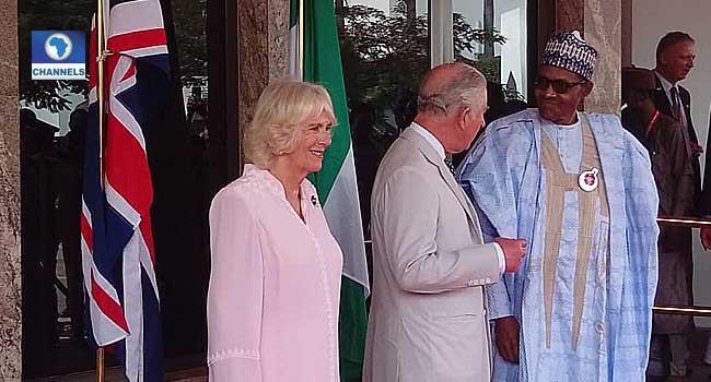 President Buhari Receives Prince Charles, Duchess of Cornwall In Aso Rock img