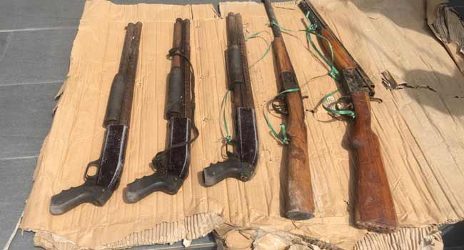 Guns Gun1 Police Arrest 11 Robbery Suspects, Recover Eight Guns In Lagos • Channels Television