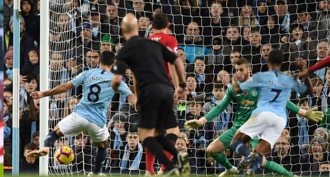 Man City Beat United To Go Top Of Premier League – Channels Television