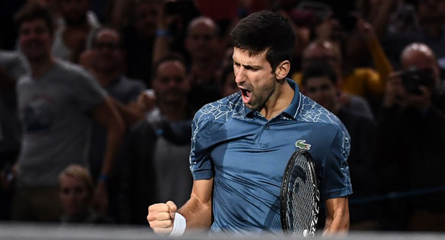 djokovic paris masters 2018