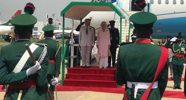 Prince charles arrives in Nigeria 5 Prince Charles, Duchess Of Cornwall Arrive In Nigeria • Channels Television