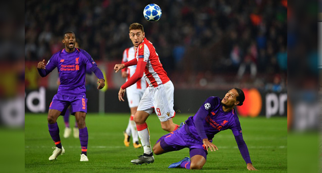 Crvena Zvezda 2 Liverpool 0: Reds face fight to qualify for knockout stages  after shock defeat in Belgrade