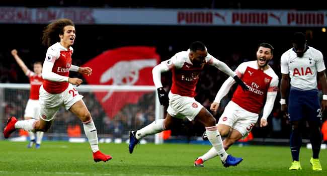 Arsenal Beat Tottenham 4-2 In Premier League Derby