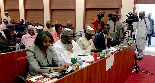 INEC Chairman, Others Attend NASS Public Hearing On Vote Buying