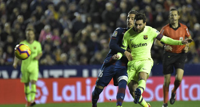 Messi Hat-Trick Restores Barcelona’s La Liga Lead