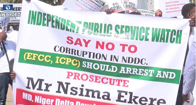 Nddc Protesters Storm Efcc Office Demand Probe Into Awarded Contract Nddc Protesters Storm Efcc Office Demand Probe Into Awarded Contract