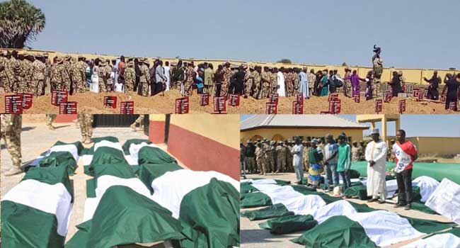 Nigerian Army Buries Fallen Metele Heroes img