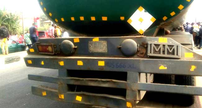 Fuel Tanker Crushes Motorcyclist To Death In Ondo