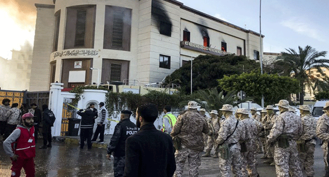 One Killed As Terrorists Attack Libya’s Foreign Ministry In Tripoli