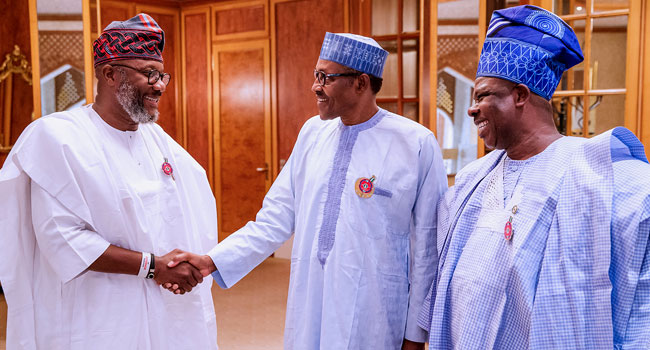 Amosun Leads APM Governorship Candidate To Meet Buhari