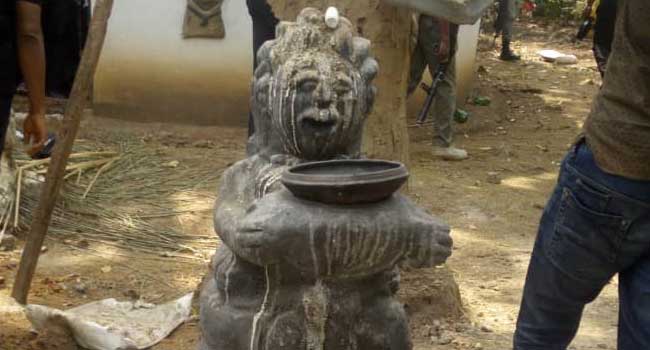 Police Uncover Shrine, Arrest Two In Ekiti