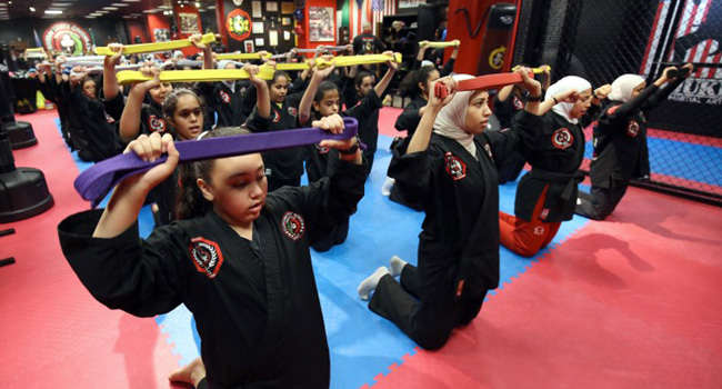 Kuwaiti Girls Use Martial Arts To Counter Bullies And