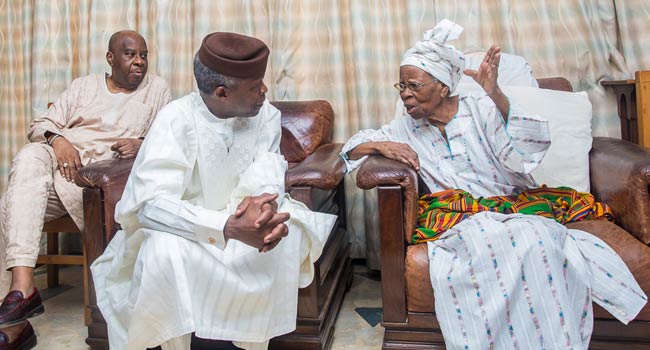 Osinbajo Takes Campaign To Ijebu-ode, Meets Awujale, Others - Photos