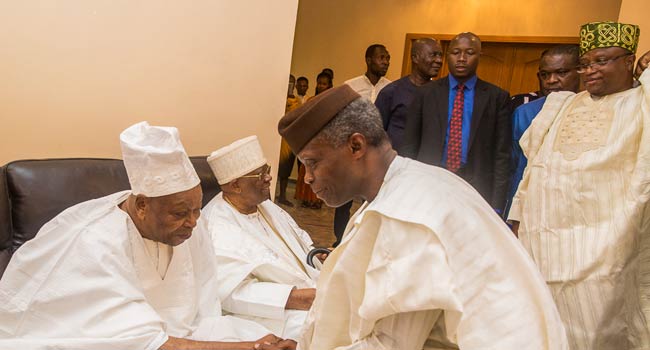 Osinbajo Takes Campaign To Ijebu-ode, Meets Awujale, Others - Photos