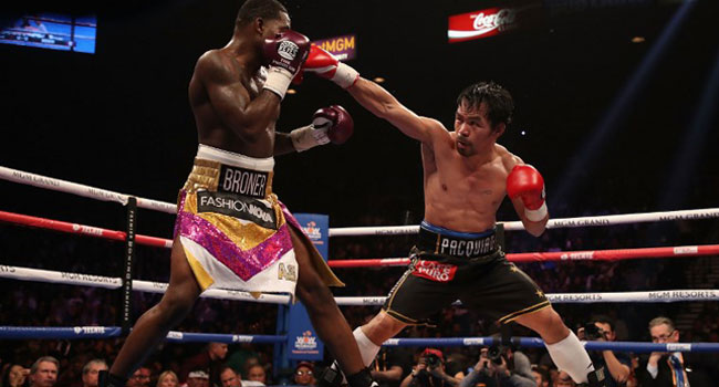 Pacquiao Batters Broner In Lopsided Welterweight Showdown