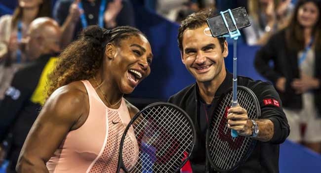 Serena’s First-Ever Clash With Federer In Pictures