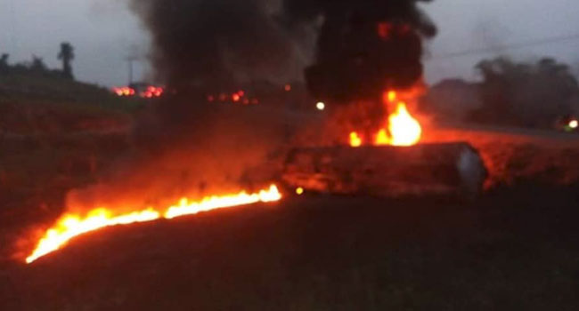 Many Feared Dead As Tanker Explodes In Cross River