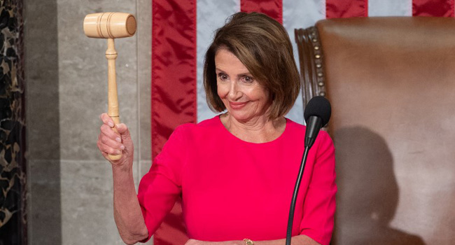Nancy Pelosi Elected US House Speaker As Divided Congress Convenes