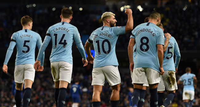 Man City Humiliate Chelsea 6-0 To Go Top Of Premier League