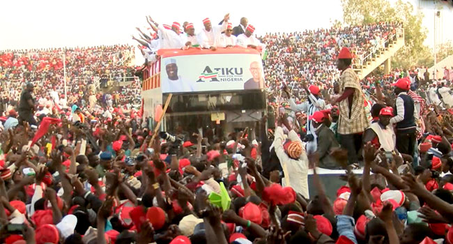 Image result for atiku campaign in kano