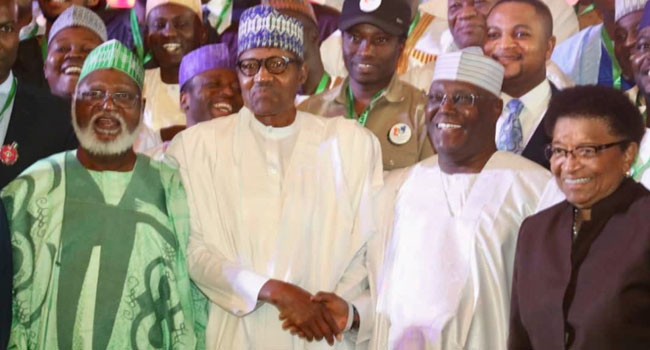 Elections: Atiku And Buhari Arrive At Venue For Signing Of Second Peace Accord