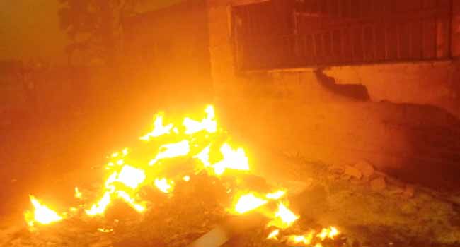 Electoral Materials Destroyed As Fire Guts INEC LG Office In Plateau