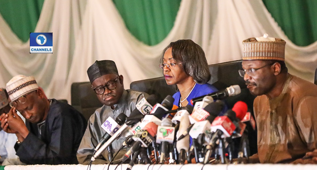 PHOTOS: INEC Continues Press Briefing Ahead Of Elections