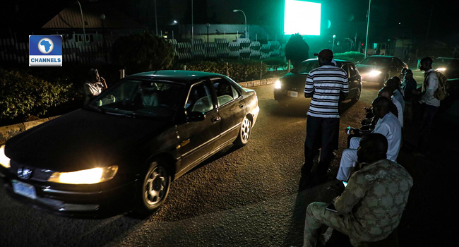 Photos Journalists Gather At Inec Headquarters For Decision On General
