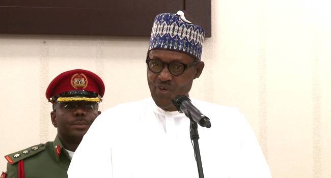 VIDEO: ‘Only God Can Give Them Punishment’, Buhari Blasts Looters