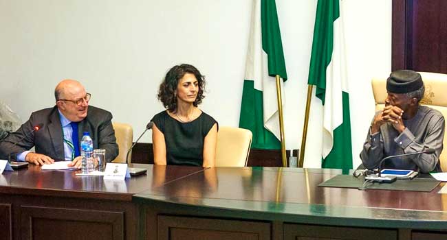 Osinbajo Meets With EU Observers In Abuja