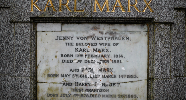 Tomb Of Popular Philosopher, Karl Marx Vandalised