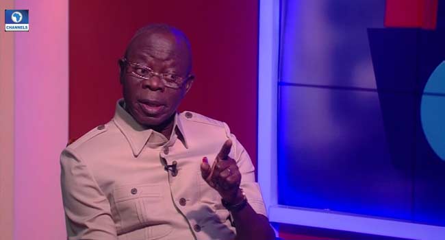 Comments By Frank Okiye Are Figments Of His Imaginations, Says Oshiomhole
