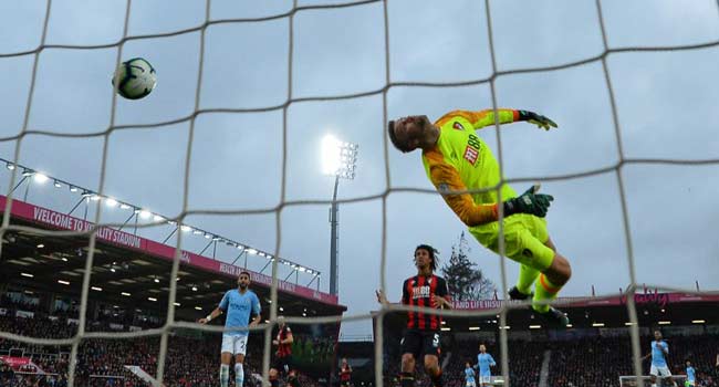 City Back At Premier League Top After Win At Bournemouth